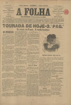 A folha / ed. Henrique Pinto Amaral. - A. 1, n. 1 (15 Out. 1893)-a. 1, n. 10 (7 Dez. 1893). - Lisboa : H.P. Amaral, 1893. - 43 cm