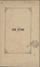 BRUNO, Sampaio, pseud.<br/>Lira intima por Joaquim de Araujo / Bruno. - Braga : Typ. de Bernardo A. de Sá Pereira 1884. - 15 p. ; 22 cm