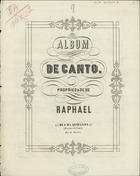 RAFAEL, fl. ca. 1865<br/>Os arpejos da saudade : romance no drama Dois de Julho / musica de Raphael ; poesia A. Norbertino da Costa. - Rio de Janeiro : Raphael, [ca. 1865]. - Partitura ([2] p.) ; 32 cm. - (Album de canto)