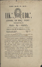 Jornal da Maç. port. / redigido por um cav. R. -Cruz. - N. 1 (Jan. 1871). - [S.l. : s.n., 1871]. - 21 cm