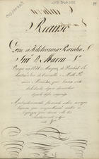 POMBAL, Marquês de, 1699-1782<br/>Recurso que á... Rainha... D. Maria 1ª dirigio em 1778 o Marquez de Pombal... Primeiro Ministro, que havia sido de Estado, depois de se achar deposto desse emprego... [depois de 1778]. - F. [89-109] ; 32 cm