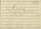 Marlborough : Com Variations Para Cembalo ou Piano Forte [Entre 1780 e 1850]. - Partitura ([4] f.) ; 214x298 mm