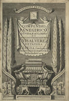 ERICEIRA, 3º Conde da, 1632-1690<br/>Compendio panegirico da vida, e acçoens do Excellentissimo Senhor Luis Alverez de Tavora... escrito por Dom Luis de Menezes, Conde da Eryceira... Oraçam funebre, que prégou nas suas Exequias o Illustrissimo Senhor Dom Frey Luis da Sylva... Varios versos dedicados ao mesmo assumpto. Offerecido ao... Senhor Antonio Luis de Tavora... - Em Lisboa : por Antonio Rodriguez dAbreu, 1674. - [8], 195 p., [2] f. grav. : il. ; 4º (20 cm)