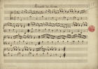 MINUETES<br/>Minuete da Teima [Entre 1750 e 1780]. - Partitura [1 f.] ; 231x322 mm