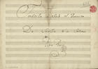 EL PUENTE DE SEVILLA<br/>Tonadilla a solo : El Quento de Sevilla / de la Señora Pepa Perez [Entre 1770 e 1790]. - Partitura ([5] f.) ; 222x314 mm