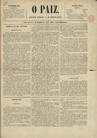 O paiz / red. J. de Andrade Corvo. - N. 1 (23 Jul. 1851)-n. 88 (4 Nov. 1851). - Lisboa : Typografia da -Revista Popular-, 1851. - 44 cm