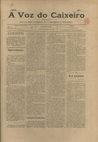 A voz do caixeiro : orgão dos caixeiros do commercio e industria. - A. 1, n. 1 (15 Set. 1888)-a. 5, n. 217 (5 Nov. 1893). - Lisboa : Typ. da Gazetta de Portugal, 1888-1893. - 46 cm