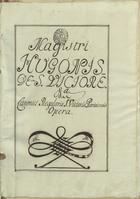 HUGO DE SANCTO VICTORE, 1096-1141<br/>Liber Magistri Hugonis / [Hugo de Sancto Victore.. Liber proverbiorum / Odo Ceritonensis?] [1176-1200]. - [7] f. papel, [167] f., [1] p. (2 colunas e 4 colunas, 31 linhas) : pergaminho, il. color. ; 345x227 mm