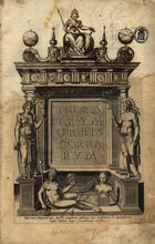 ORTELIUS, Abraham, 1527-1598<br/>Theatrum orbis terrarum, opus nunc denuo ab ipso auctore recognitum, multisque locis castigatum et quamplurimis novis tabulis atque commentariis auctum. ; Parergon sive Veteris geographiae aliquot tabulae. ; Nomenclator Ptolemaicus omnia locorum vocabula quae in tota Ptolemaei Geographia occurrunt, continens... ; Additamentum quintum, theatri orbis terrarum / Abrahamus Ortelius Antuerpianus. - Antuérpia : In Officina Plantiniana, [1592]. - 1 atlas, [118] p. de texto, [146] fól. de texto e mapas : grav., p&b. ; 40 cm