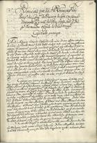 VAZ, Francisco, C.O. fl. 1723<br/>Noticias que dá o P[adr]e Francisco Vás Prep[ozit]o da Cong[regaça]m do Oratorio de Goa conforme a memoria, q[ue] p[or] orde[m] delRey Nosso S[e]n[h]or, q[ue] Deos gu[ard]e, lhe mandou o Conde de Vilar mayor / Padre Francisco Vaz. - Goa, 3 de Janeiro de 1723. - F. 107-120 ; 31 cm