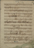 SAO JOAQUIM, António de, fl. 1801-1831<br/>Sonata : Para Cravo com Rabecão Obrigado / Composta por F.r Antonio de S. Joaquim Almeida [Entre 1805 e 1830]. - Partitura [6 f.] ; 306 mm