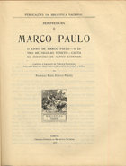 Marco Paulo / introd. e índices Francisco Maria Esteves Pereira. - Lisboa : Biblioteca Nacional, 1922. - [4], XLV, [201] p. : il. ; 26 cm. - (Publicações da Biblioteca Nacional. Reimpressões ; 2)