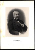 LAFOSSE, Adolphe, fl. ca. :1833-1869<br/>Ferd. de Lesseps / Lafosse, 1865 ; Pierre Petit photog.. - [Paris? : s.n., 1865] (Paris : : Imp. Lemercier). - 1 gravura : litografia, p&b + 2 fl. com texto