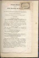 DIALOGO ENTRE UM ORADOR DO POVO E OS ADVOGADOS DAS CLASSES PRIVILEGIADAS, IMITADO DE UM ESTRANGEIRO<br/>Dialogo entre hum orador do povo e os advogados das classes privilegiadas, imitado de hum estrangeiro. - Paris : Of. Tip. de Casimir, 1831. - 4 p. ; 20 cm