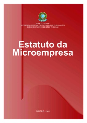 <BR>Data: 2003<BR>Endereço para citar este documento: -www2.senado.leg.br/bdsf/item/id/70314->www2.senado.leg.br/bdsf/item/id/70314