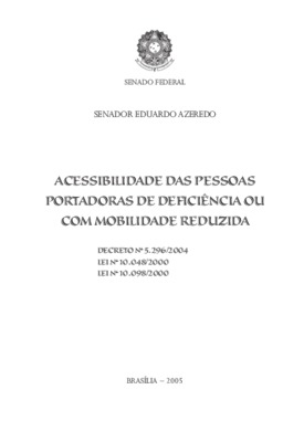 <BR>Data: 2005<BR>Endereço para citar este documento: ->www2.senado.leg.br/bdsf/item/id/10