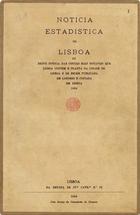 Planta da cidade de Lisboa e de Belem, publicada em Londres e copiada em Lisboa em 1834. - Escala [ca 1:8500], Hum quarto de Legoa Portugueza ou 635 Braças = [16,50 cm]. - Lisboa : Oficina de Stª. Cathª. nº 12, 1834. - 1 planta  : color. ; 50,80x90,00 cm + Texto: Noticia estadistica de Lisboa, 5 tábuas em caixa de cartão, 37 cm