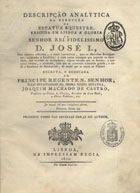 CASTRO, Machado de, 1731-1822<br/>Descripção analytica da execução da estatua equestre erigida em Lisboa á gloria do Senhor Rei Fidelissimo D. José I / Machado de Castro. - Lisboa : Imp. Regia, 1810. - [XVI], XXXVI, 328, [VI] p., [24] f. est. : est. ; 23 cm