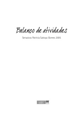 <BR>Data: 2005<BR>Endereço para citar este documento: ->www2.senado.leg.br/bdsf/item/id/183227