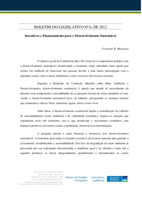 <BR>Data: 05/2012<BR>Endereço para citar este documento: -www2.senado.leg.br/bdsf/item/id/242520->www2.senado.leg.br/bdsf/item/id/242520