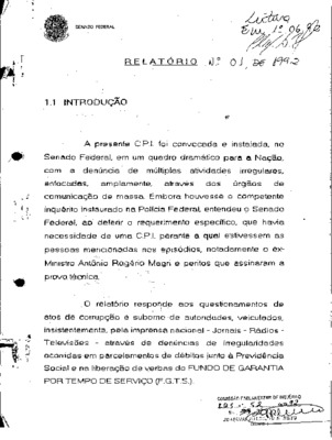 <BR>Data: 06/1992<BR>Endereço para citar este documento: -www2.senado.leg.br/bdsf/item/id/194587->www2.senado.leg.br/bdsf/item/id/194587