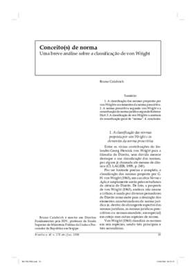 <BR>Data: 04/2008<BR>Fonte: Revista de informação legislativa, v. 45, n. 178, p. 55-62, abr./jun. 2008<BR>Conteúdo: 1. A classificação das normas propostas por<BR>Parte de: -www2.senado.leg.br/bdsf/item/id/496910->Revista de informação legislat