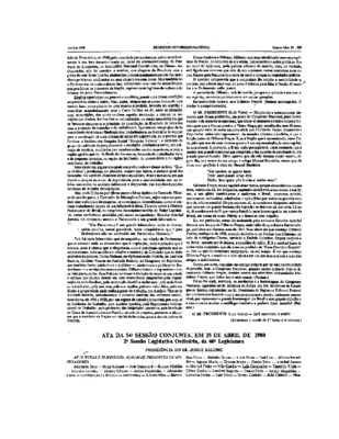 <BR>Data: 16/04/1980<BR>Fonte: Diário do Congresso Nacional, Brasília, 16 abr. 1980. Seção 2, p. 529<BR>Endereço para citar este documento: -www2.senado.leg.br/bdsf/item/id/95153->www2.senado.leg.br/bdsf/item/id/95153