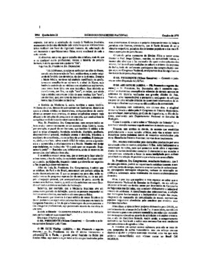 <BR>Data: 22/10/1975<BR>Fonte: Diário do Congresso Nacional, Brasília, 22 out. 1975. Seção 2, p. 2984<BR>Endereço para citar este documento: -www2.senado.leg.br/bdsf/item/id/93811->www2.senado.leg.br/bdsf/item/id/93811