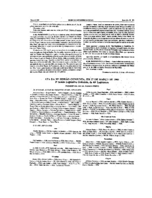 <BR>Data: 28/03/1980<BR>Fonte: Diário do Congresso Nacional, Brasília, 28 mar. 1980. Seção 2, p. 351<BR>Endereço para citar este documento: -www2.senado.leg.br/bdsf/item/id/95148->www2.senado.leg.br/bdsf/item/id/95148