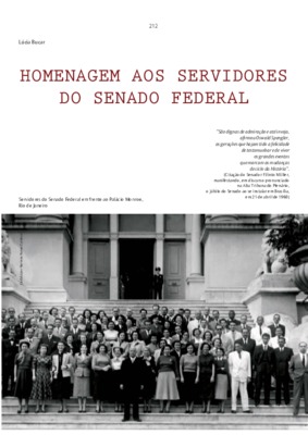 <BR>Data: 04/2010<BR>Fonte: Senatus : cadernos da Secretaria de Informação e Documentação, v.8, n.1, p. 212-219, abr., 2010<BR>Conteúdo: Apresenta lista dos servidores que se mudaram para Brasília em 1960.<BR>Endereço para citar este documento: ->w