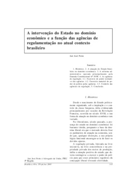 <BR>Data: 07/2003<BR>Fonte: Revista de informação legislativa, v. 40, n. 159, p. 145-160, jul./set. 2003<BR>Parte de: -www2.senado.leg.br/bdsf/item/id/496891->Revista de informação legislativa : v. 40, n. 159 (jul./set. 2003)<BR>Responsabilidad