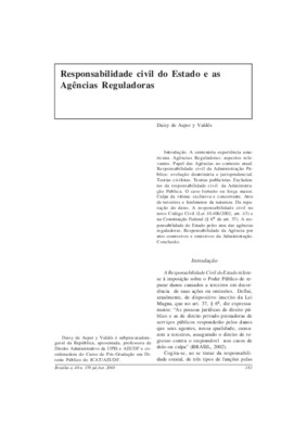 <BR>Data: 07/2003<BR>Fonte: Revista de informação legislativa, v. 40, n. 159, p. 181-192, jul./set. 2003<BR>Parte de: -www2.senado.leg.br/bdsf/item/id/496891->Revista de informação legislativa : v. 40, n. 159 (jul./set. 2003)<BR>Responsabilidad