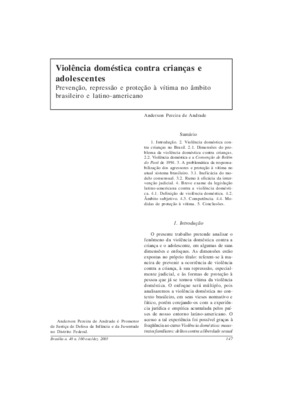 <BR>Data: 10/2003<BR>Fonte: Revista de informação legislativa, v. 40, n. 160, p. 147-162, out./dez. 2003<BR>Parte de: ->Revista de informação legislativa : v. 40, n. 160 (out./dez. 2003)<BR>Responsabilidade: Anderson Pereira de Andrade<BR>Endereço para ci