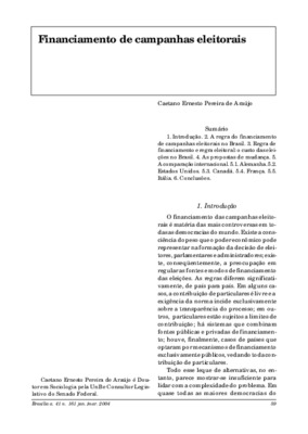 <BR>Data: 01/2004<BR>Fonte: Revista de informação legislativa, v. 41, n. 161, p. 59-66, jan./mar. 2004<BR>Parte de: -www2.senado.leg.br/bdsf/item/id/496893->Revista de informação legislativa : v. 41, n. 161 (jan./mar. 2004)<BR>Responsabilidade: