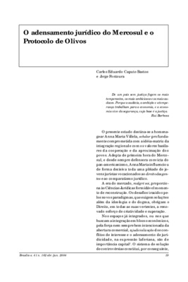 <BR>Data: 04/2004<BR>Fonte: Revista de informação legislativa, v. 41, n. 162, p. 19-23, abr./jun. 2004<BR>Parte de: ->Revista de informação legislativa : v. 41, n. 162 (abr./jun. 2004)<BR>Responsabilidade: Carlos Eduardo Caputo Bastos<BR>Endereço par