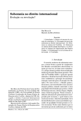 <BR>Data: 07/2004<BR>Fonte: Revista de informação legislativa, v. 41, n. 163, p. 7-29, jul./set. 2004<BR>Parte de: ->Revista de informação legislativa : v. 41, n. 163 (jul./set. 2004)<BR>Responsabilidade: Hee Moon Jo, Marcelo da Silva Sobrino<BR>Endereço 