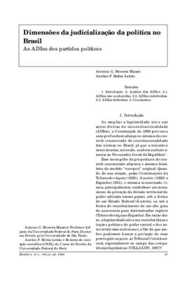 <BR>Data: 07/2003<BR>Fonte: Constitucionalizando direitos : 15 anos da constituição brasileira de 1988 | Revista de informação legislativa, v. 41, n. 163, p. 31-50, jul./set. 2004<BR>Parte de: ->Revista de informação legislativa : v. 41, n. 163 (jul./set.