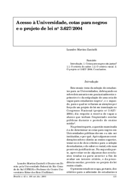 <BR>Data: 10/2005<BR>Fonte: Revista de informação legislativa, v. 42, n. 168, p. 121-136, out./dez. 2005<BR>Parte de: ->Revista de informação legislativa : v. 42, n. 168 (out./dez. 2005)<BR>Responsabilidade: Leandro Martins Zanitelli<BR>Endereço para cita