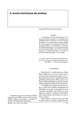 <BR>Data: 10/2005<BR>Fonte: Revista de informação legislativa, v. 42, n. 168, p. 215-225, out./dez. 2005<BR>Parte de: ->Revista de informação legislativa : v. 42, n. 168 (out./dez. 2005)<BR>Responsabilidade: Amandino Teixeira Nunes Junior<BR>Endereço para