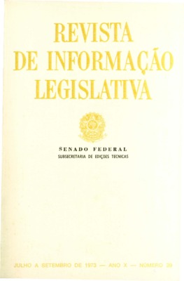 <BR>Data: 07/1973<BR>Endereço para citar este documento: ->www2.senado.leg.br/bdsf/item/id/496772