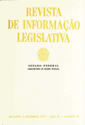 <BR>Data: 10/1974<BR>Endereço para citar este documento: ->www2.senado.leg.br/bdsf/item/id/496777