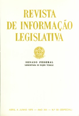 <BR>Data: 04/1976<BR>Endereço para citar este documento: ->www2.senado.leg.br/bdsf/item/id/496783