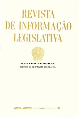 <BR>Data: 04/1978<BR>Endereço para citar este documento: -www2.senado.leg.br/bdsf/item/id/496791->www2.senado.leg.br/bdsf/item/id/496791