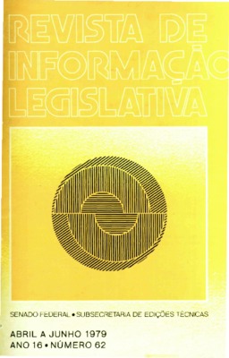 <BR>Data: 04/1979<BR>Endereço para citar este documento: -www2.senado.leg.br/bdsf/item/id/496795->www2.senado.leg.br/bdsf/item/id/496795