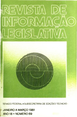 <BR>Data: 01/1981<BR>Endereço para citar este documento: -www2.senado.leg.br/bdsf/item/id/496801->www2.senado.leg.br/bdsf/item/id/496801