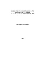 Sêmen, Peixe, Resfriamento, Criopreservação, Curimba, Prochilodus