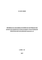 Suínos. Diarréia. Enteropatógenos. Escherichia coli. Antimicrobianos.