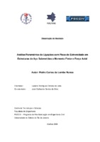 LIGAÇÕES VIGA-COLUNA, LIGAÇÕES SEMI-RÍGIDAS, ANÁLISE EXPERIMENTAL, MODELOS MECÂNICOS, MÉTODO DAS COMPONENTES, NORMAS EUROPÉIAS, RESISTÊNCIA À FLEXÃO e RESISTÊNCIA A ESFORÇO AXIAL