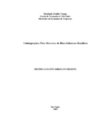 Credit Default Swap, Price Discovery, Cointegração, Risco Soberano Brasileiro.