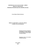 Gênero; Termo de Consentimento; Folhado Textual